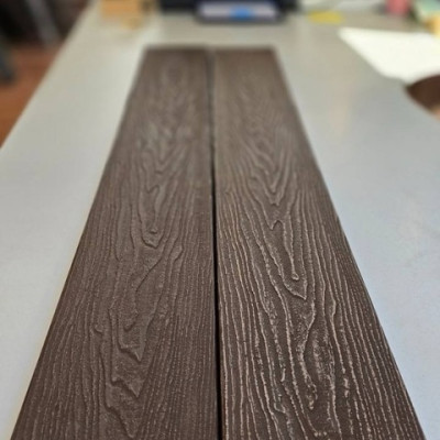 Террасная доска ДПК FloorDrev ВЕНГЕ (с красным отливом)