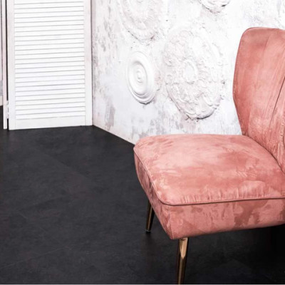 Виниловый ламинат Vinilam Сланцевый Чёрный 61607 Glue